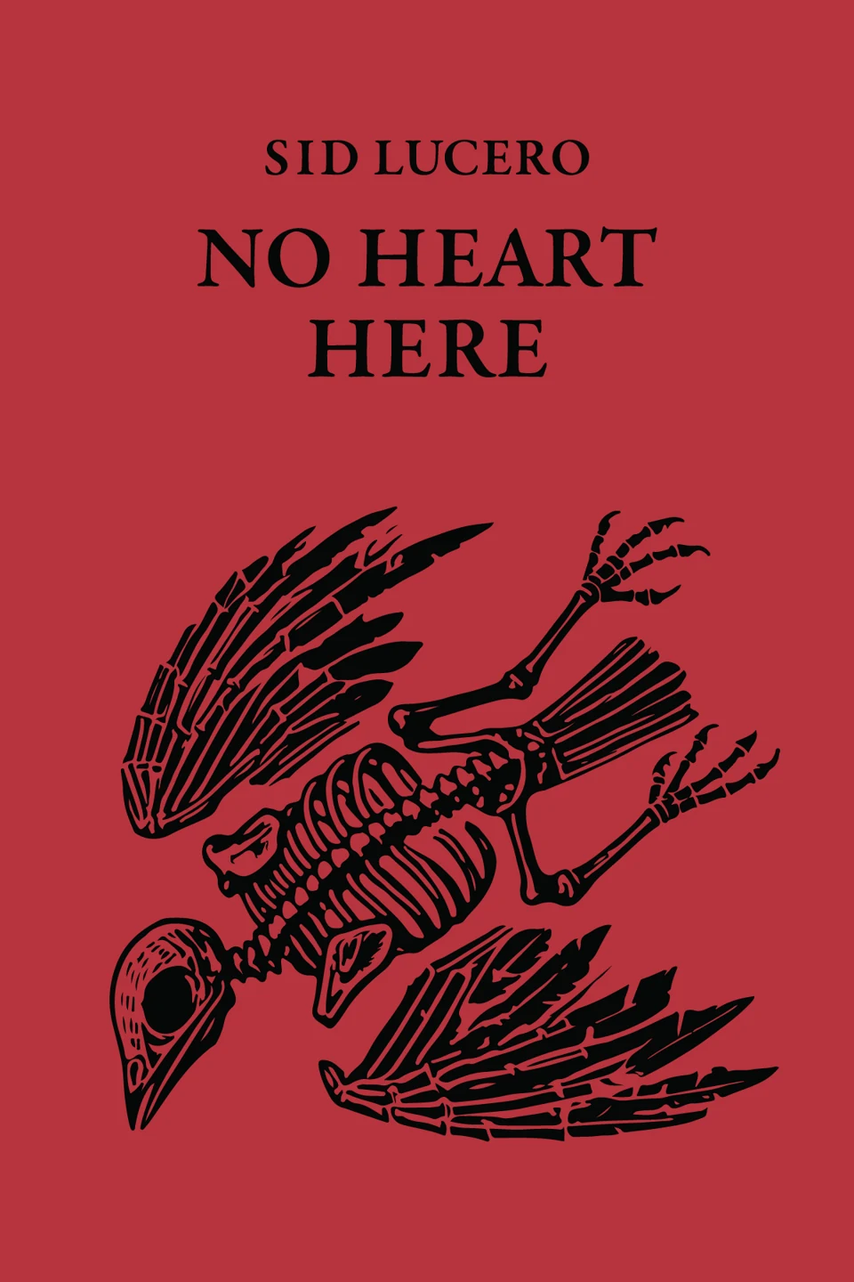 No Heart Here — English edition cover